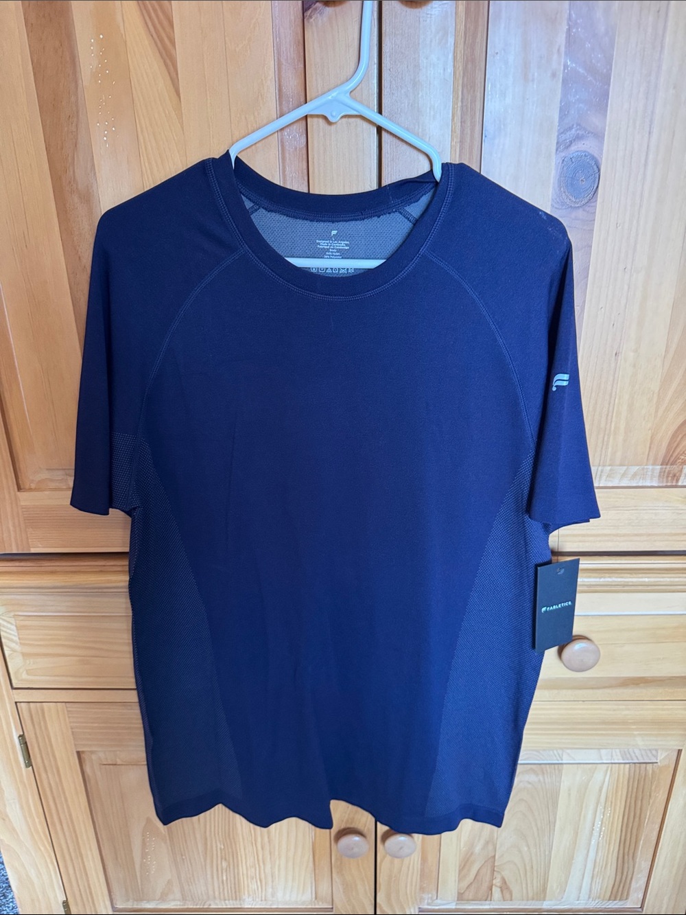 Fila Men's Navy Blue Short Sleeve Athletic Tee